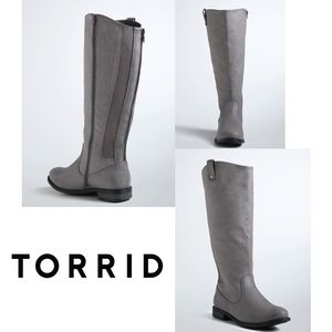 Torrid Zip Back Tall Boots (wide width) size 9